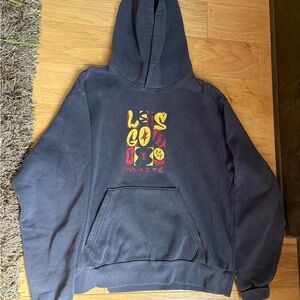 Adidas Navy Hoodie with Logo